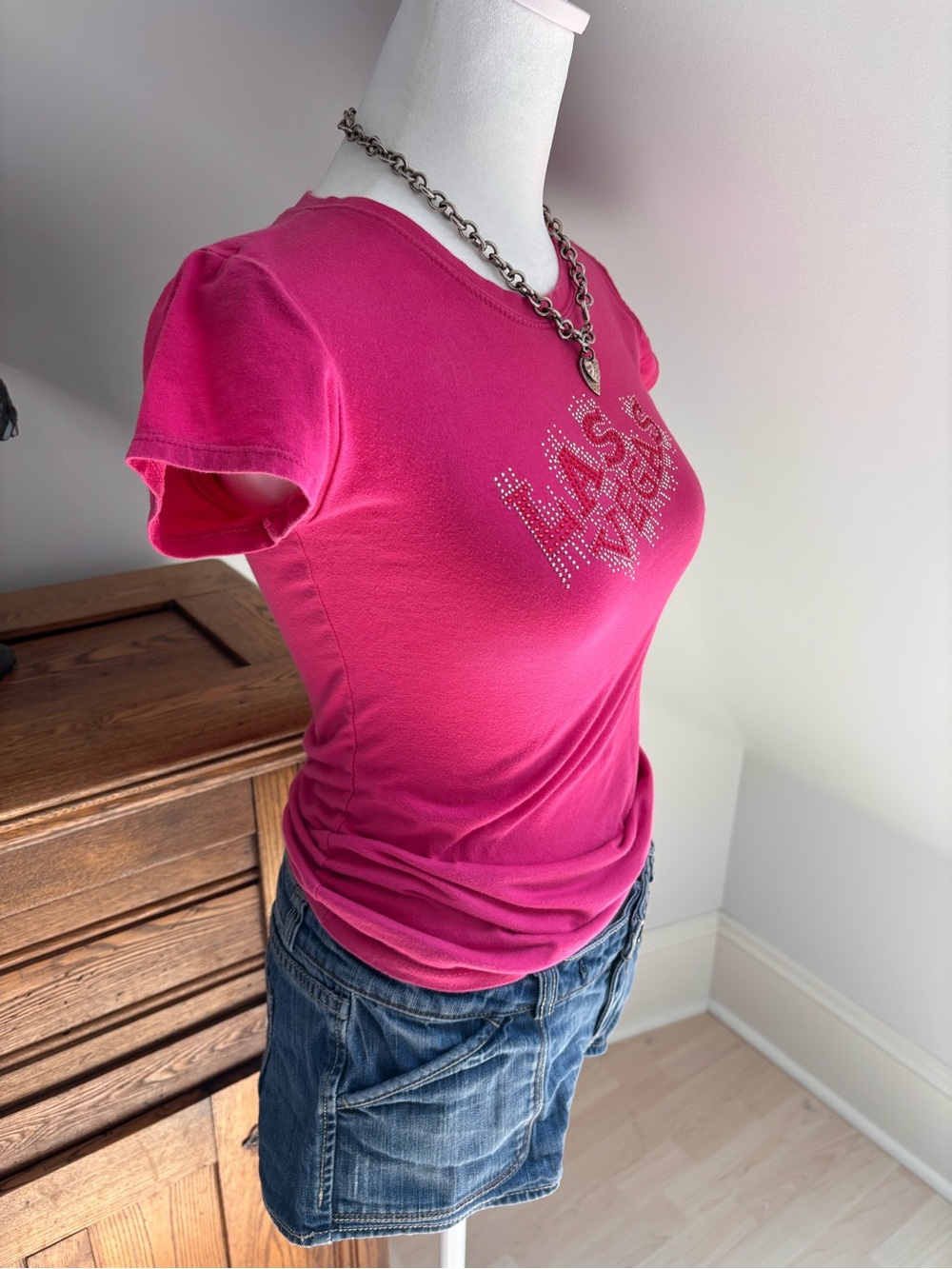 Reserved “Las Vegas” Rhinestone Tee 💖 - Picture 4 of 6